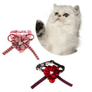 Cat Collars Pink Flower Bell Breakaway Adjustable Safety Cute Kitten Collars