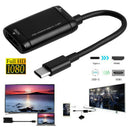 USB-C Type C to HDMI Adapter USB 3.1 TV Cable For MHL Android Phone Tablets/