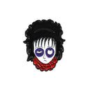 Black Hair Witch Brooch Creative Badges Jacket Lapel Ornaments (Style 1)  A