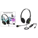 USB Wired Headphones With Mic Headset Mic Earphone For Computer PC Gaming