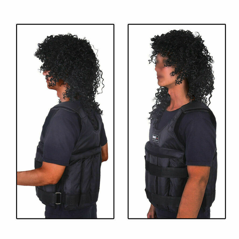 Weighted Vest 110lbs Adjustable Weights Jacket Breathable Shockproof