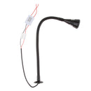 LED Wall Lamp 2W 12V Gooseneck Reading Light - Black Adjustable