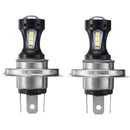 2Pcs H4 Motorcycle 3030 Led High And Low Beam Headlight Bulb 6500K 12-24V M