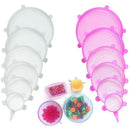 Silicone Stretch Lids 12pcs Silicone Lids, Reusable Durable Eco-Friendly St