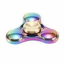 Rainbow Tri Hand Spinner Fidget Bearing EDC Gyro Fingertips Titanium Alloy