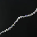 Fashion 72pcs Faceted Glass Crystal Charm Teardrop Style Spacer Beads 8x6mm
