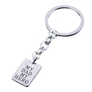 Fashion Keychain Father's Day Gift MY DAD MY HERO Keychain Men's Jewelry Ke