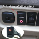 USB AUX Device Charging Data Transfer Interior Adapter Headphone Male Jack Car