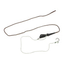 Carp Fishing Hair Rigs Braided Thread Fishing Hook Rolling Swivels 012