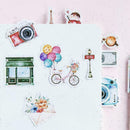 45 Pcs/Box Travel Stickers Diary Decoration Paper DIY Scrapbookin G5E3 T Pe L2A5