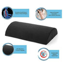 Comfort Foot Rest Pillow Cushion Memory Foam Under Office Desk Half Cylinde