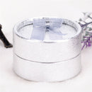 Lace Bow Tie Round Paper Velveteen Cardboard Ring Box Jewelry Accessories Case!