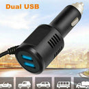 New DC 12V/36V Dual USB 5V 3.1A Mini Car Charger Power Lighter Adapter N8C1