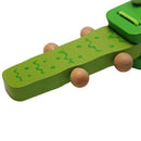 Cartoon Crocodile Castanets Children's Baby Wooden Castanets Musical Toys J1N4