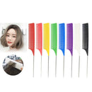 8x ABS Plastic Sectioning Weave Highlighting Foiling Hair Comb Salon Combs