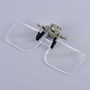 Loupe Eyeglass Lens Folding Magnifying Glasses Clip On Precise Magnifier Flip LJ
