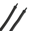 10mm Diameter Rubber Tube Aquarium Air Curtain Bubble Diffuser Black 120cm