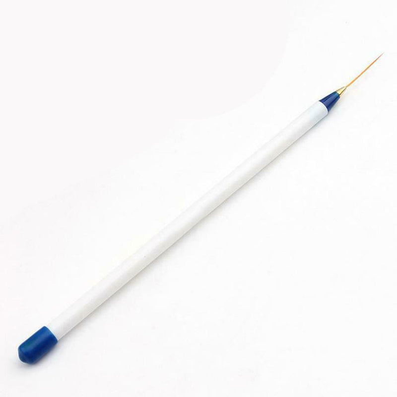 3pcs/Set White Handle Nail Manicure Pen Superfine Painting Brush Tool