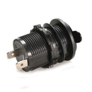 Waterproof 12V Car Cigarette Lighter Socket USB Charger Power Adapter Outlet Top