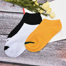 Women Ten color woven lable Comfortable Cotton Sock Slippers Short Ankle SocJ Gw
