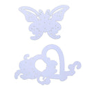 2pcs Heart Butterfly Stencils Scrapbook Embossing DIY Cutting Die Card Gift SN9F