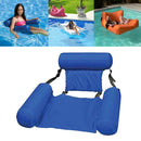 Adjustable With Backrest Swimming Pool Inflatable Hammock Water Bed Float Lounge