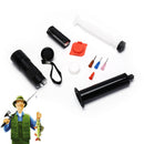 Fishing 12LED Super Bright Light UV Glue Cure Flashlight and Syringe Coating3cd