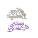 Happy birthday Metal Cutting Dies Stencil  DIY Scrapbook Paper Cards Album SP