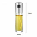 100ml Vinegar Olive Oil Spray Empty Bottle Kitchen Baking Glass Oil Sprayer Tool