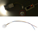 25mm LED PIR Detector Infrared Motion Sensor Switch w / Time Delay