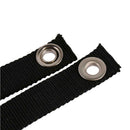 2pcs Hood Loops Anchor Straps Tie Down Hood Kayak Canoes - Black