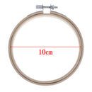 10cm Bamboo Frame Embroidery Hoop Ring DIY Cross Stitch Machine Loop Sewing  Gw