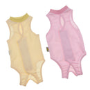 2Pcs Yellow Pink Pet Apparel  Recovery Suit for Cats Care Weaning