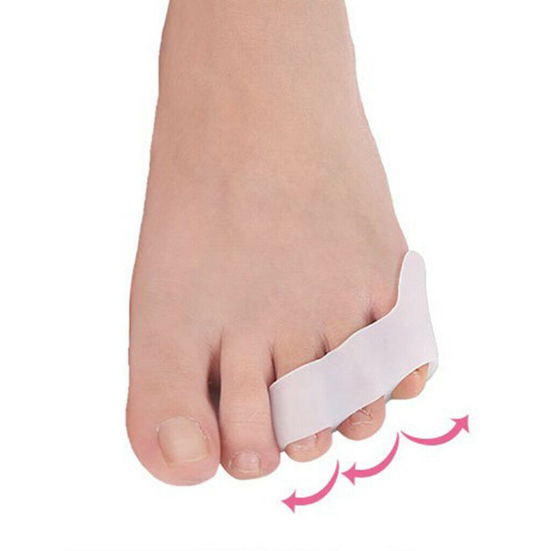 5 Pairs 3 Holes Small Toes Separator Corrector Orthotics Straightener  Skin