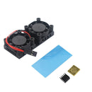 Raspberry Pi Dual Fan With Heat Sink Ultimate Double Cooling Fans Cooler Fo O9R5