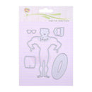 5pcs Sunshine Swim Cutting Die Scrapbooking Metal Embossing Craft DIY Decor