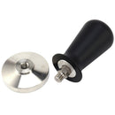 51mm Black Espresso Tamper with Stainless Steel Calibration Barista Flat CofC7J2