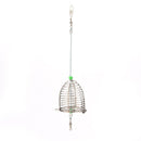 Hot Small Bait Cage Fishing Trap Basket Feeder Holder Stainless Steel WireBRY*