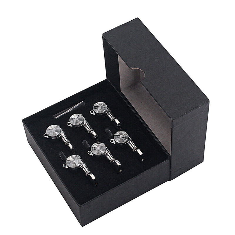 6R Lock Tuning Pegs Tuner Machine Heads Chrome High Qulity Small Square Head