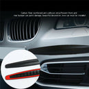 2Pcs Carbon Fiber Bumper Corner Guard Protector For Car Auto Decoration Strip FT