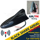 Universal Car Roof Practical Radio AM/FM Signal Shark Fin Aerial Antenna Line