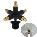 Garden Sprinklers Automatic Adjustable Watering Grass Lawn Rotating 5 Nozzle Gw