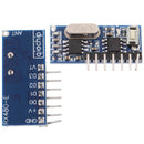 1Pc 433mhz rf receiver learning code decoder module 4 channel for 1527 encod BX