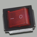 5X( Red Light Illuminated 4 Pin DPST ON/OFF Snap in Rocker Switch 16A 20A  N3D3)