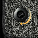 2X Black Premium Car Mat Carpet Clips Fixing Grips Clamps Floor Holders Sleeves
