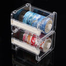 2 pack Transparent visible Desktop Tape Dispenser (not included Masking Tap R4H6