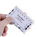 Fritz Ruler Guitar String Action Gauge String Pitch Ruler Card Luthier Tool .ES
