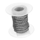 10 Yard DIY Steel Cable Open Link Jewelry Making Chain Accessories  1.5mm