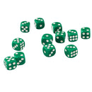 50pcs Opaque 6-sided Spot Dice Dice D6 Dumplings D & D For RPG Games