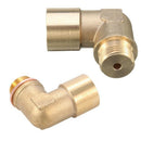 M18 X 1.5 O2 Oxygen Sensor Extender 90 Degree Angle Bung Extension Washer FSK